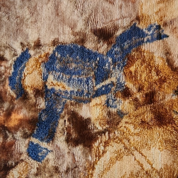 Mid Century Tapestry with Fringe Revolutionary War - Picture 3 of 8